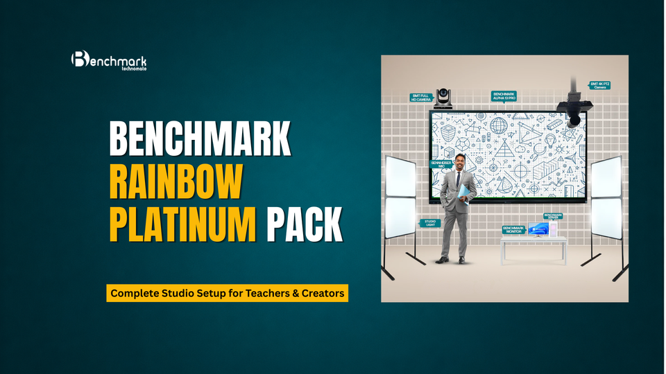 Benchmark Rainbow Platinum Pack: Complete Studio Setup for Teachers & Creators
