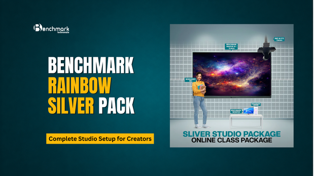 Benchmark Rainbow Silver Pack: Complete Studio Setup for Creators