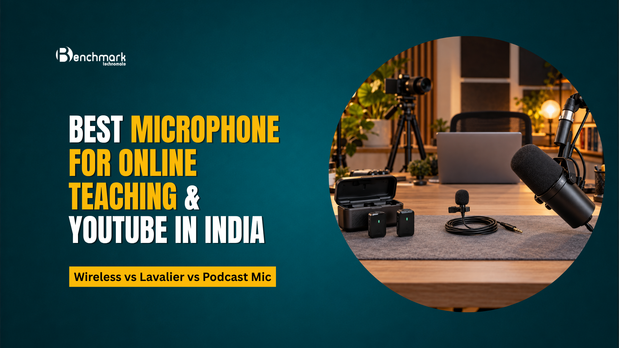 Best Microphone for Online Teaching & YouTube in India 2026: Wireless vs Lavalier vs Podcast Mic