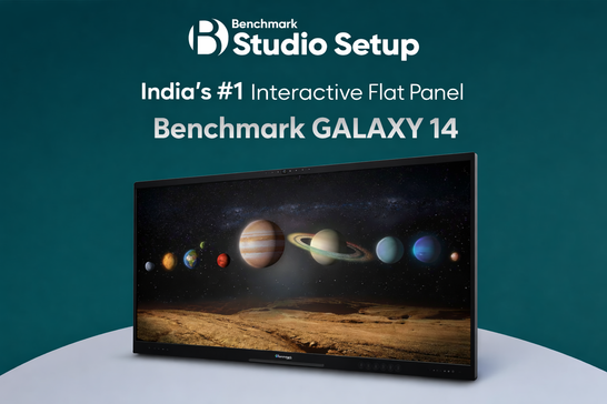 Benchmark Galaxy 14 Interactive Flat Panel | Digital Board for Smart Classrooms & Online Teaching
