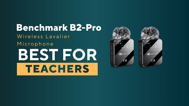 Benchmark B2-Pro Wireless Lavalier Microphone | Best Wireless Microphone