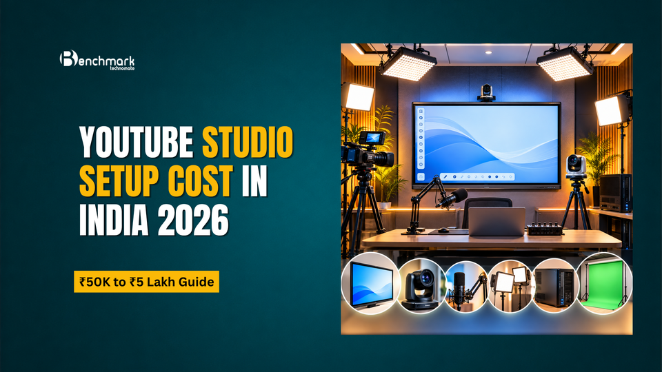 YouTube Studio Setup Cost in India 2026: ₹50K to ₹5 Lakh Guide