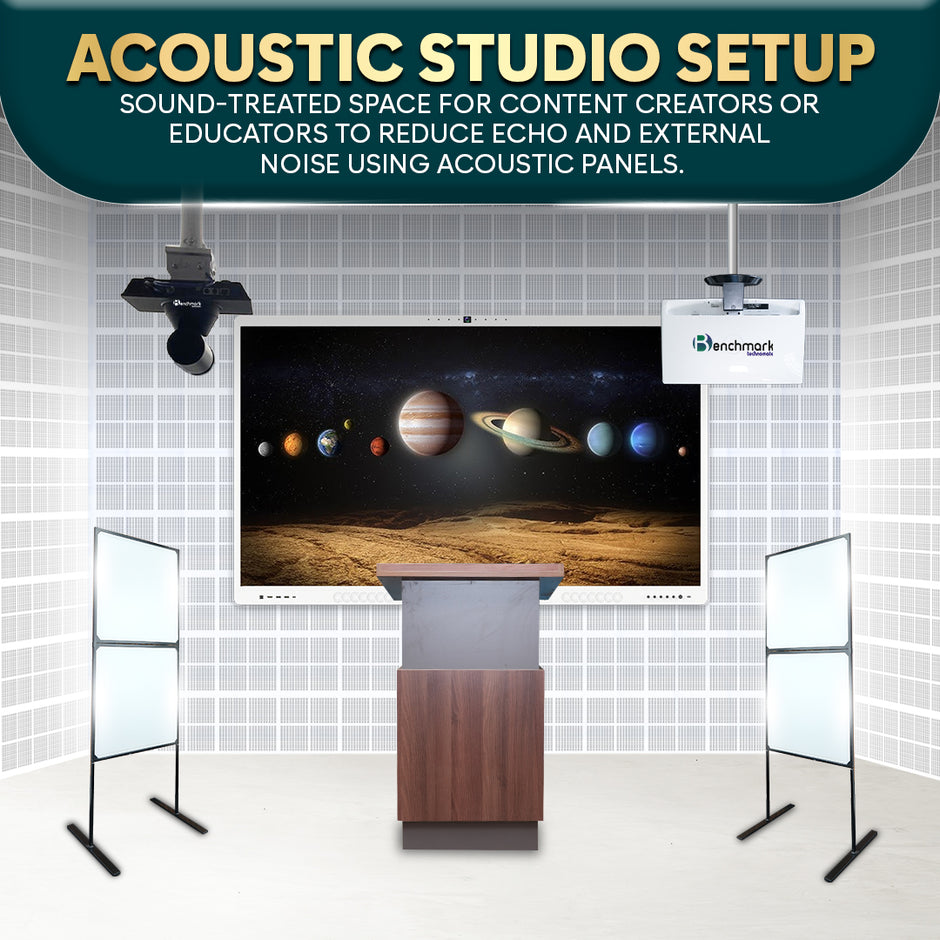 Online Class Studio Setup | Teaching Studio Setup | Benchmark Digital Panel Without OPS