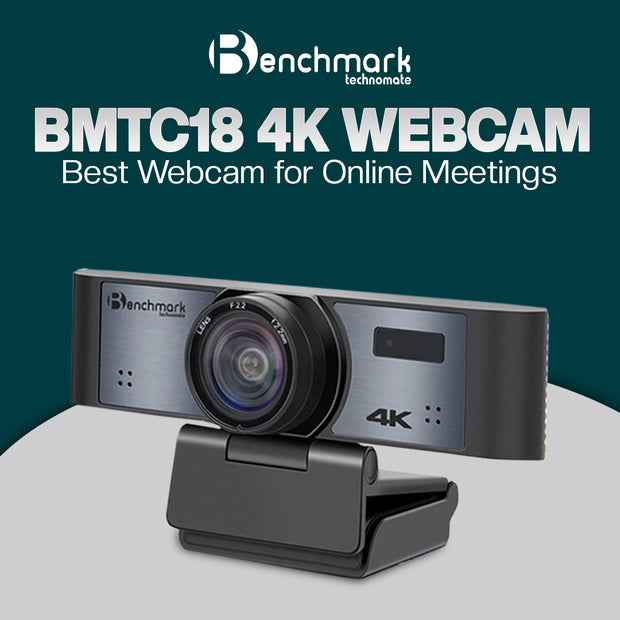 Benchmark Technomate BMTC18 4K Webcam | Best Webcam camera for Online Meetings