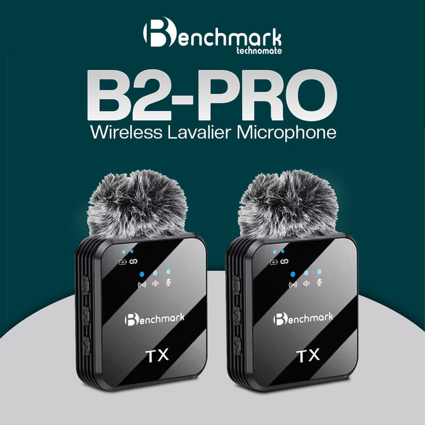Benchmark B2-Pro Wireless Lavalier Microphone | Best Wireless Microphone