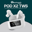 Benchmark Pod X2 TWS with Smart Display, ANC & ENC | Buy Now