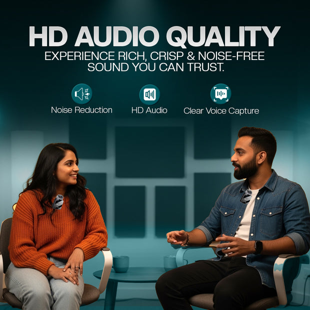 Benchmark B2-Pro Wireless Lavalier Microphone | Best Wireless Microphone
