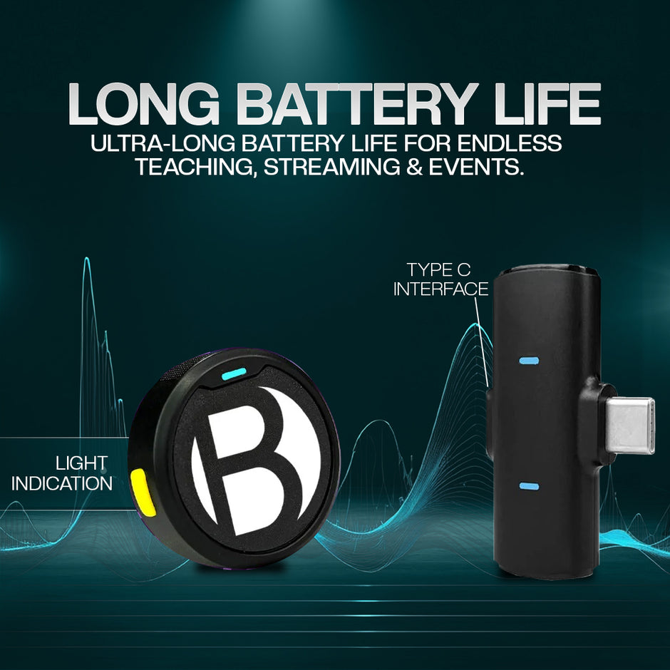 Benchmark VC-1 Button Wireless Microphone | Microphone for creators