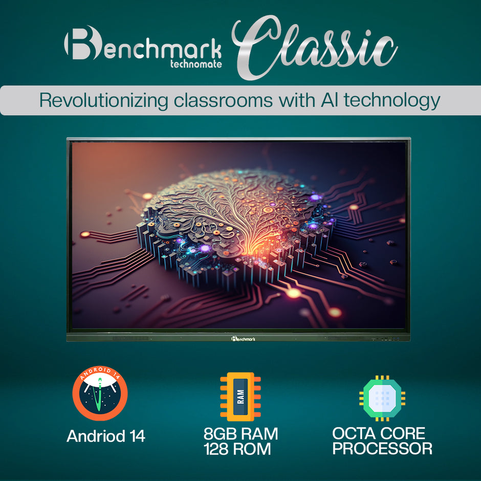 Benchmark Classic Series with Android 14 | Digital Board for Online Teaching