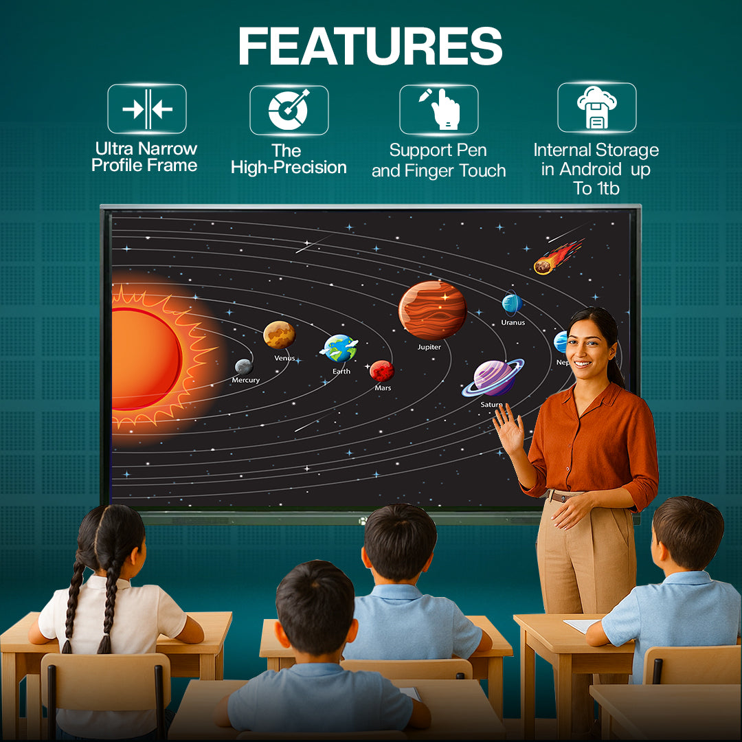 Benchmark Classic Series with Android 14 | Digital Board for Online Teaching