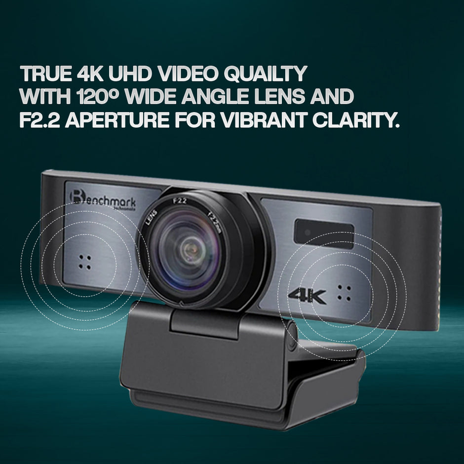 Benchmark Technomate BMTC18 4K Webcam | Best Webcam camera for Online Meetings