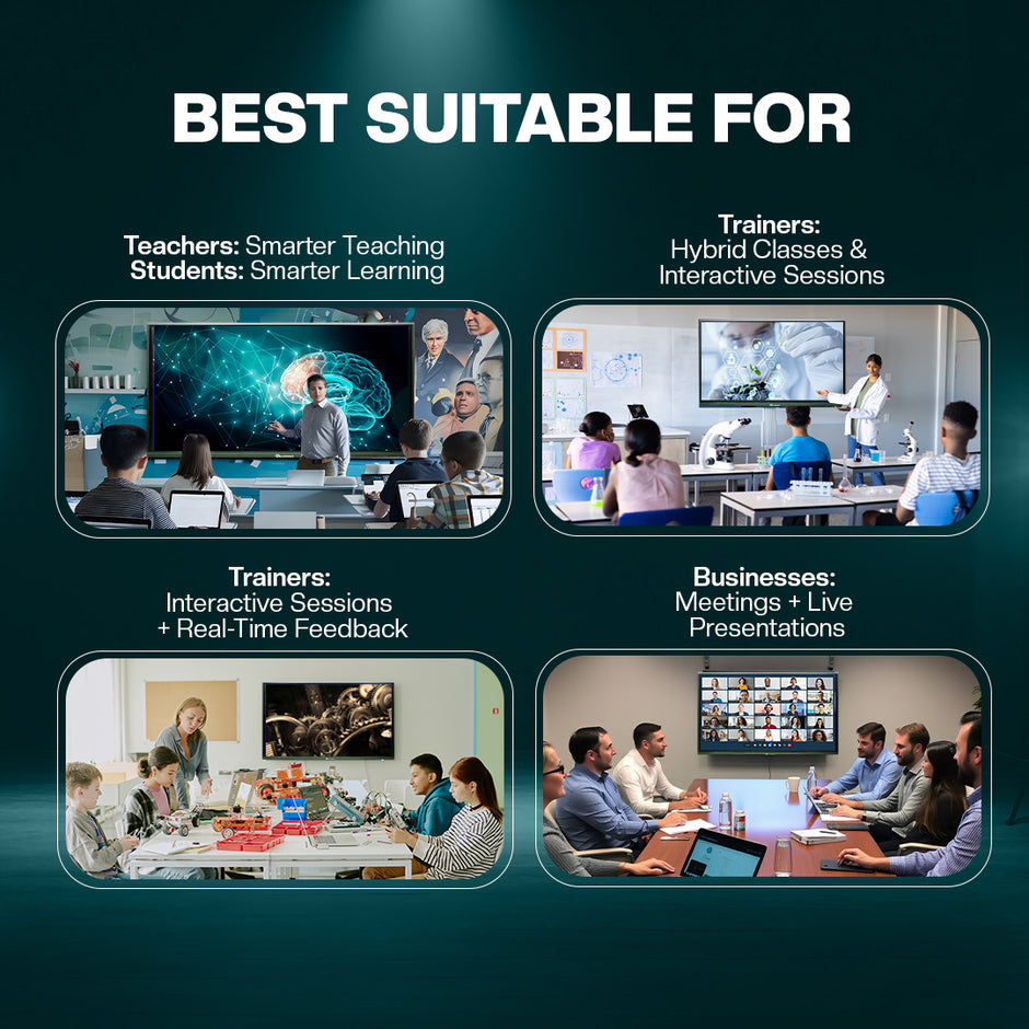 Benchmark Classic Series with Android 14 | Digital Board for Online Teaching
