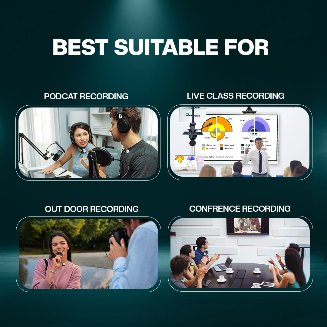 Benchmark VC-1 Button Wireless Microphone | Microphone for creators