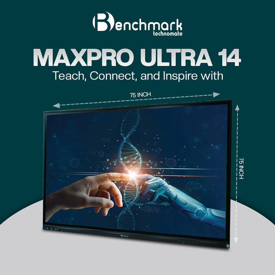 Benchmark Maxpro 14 Interactive Flat Panel | Best digital board for online teaching | India's Best Seller Digital Board