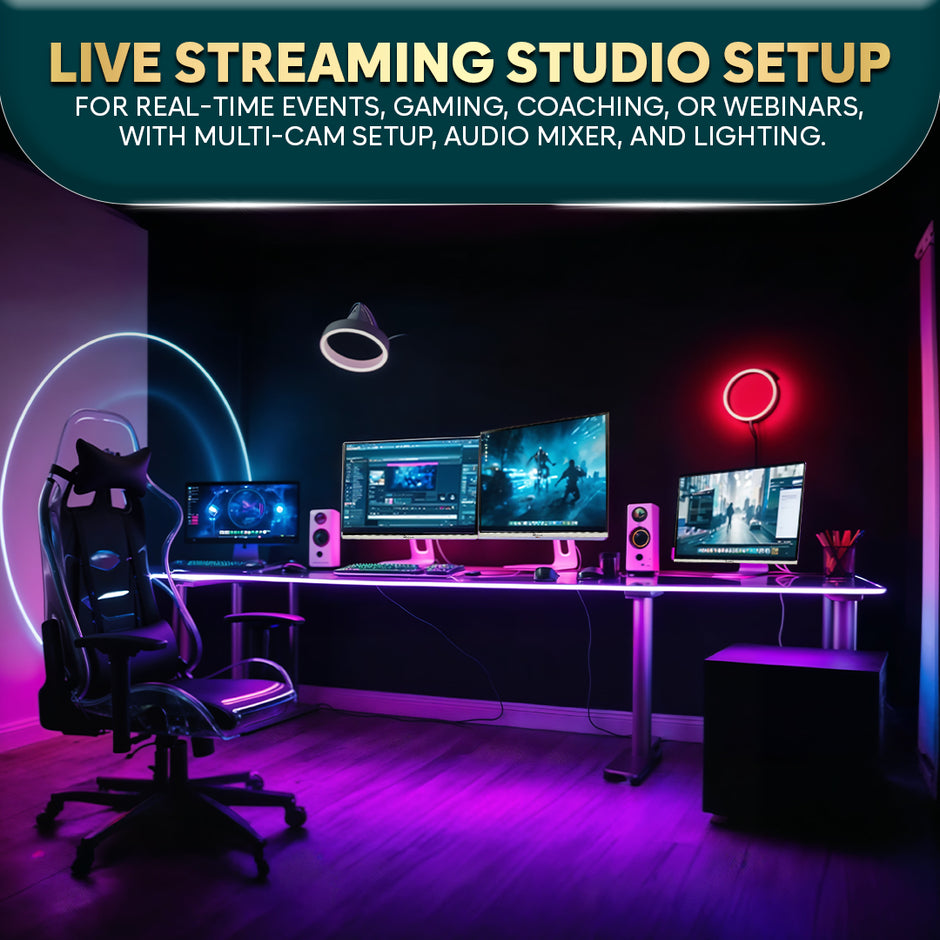 Online Class Studio Setup | Teaching Studio Setup | Benchmark Digital Panel Without OPS