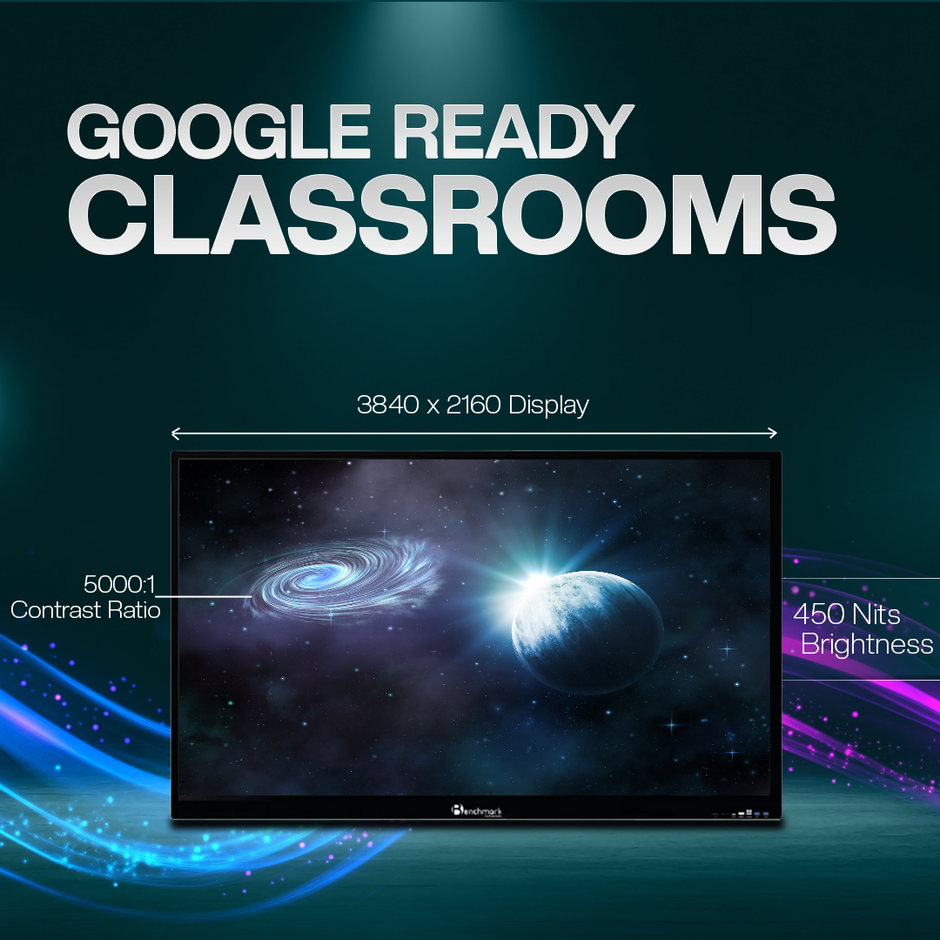 Benchmark MaxPro Ultra Interactive Flat Panel | Smart Board for Online Teaching