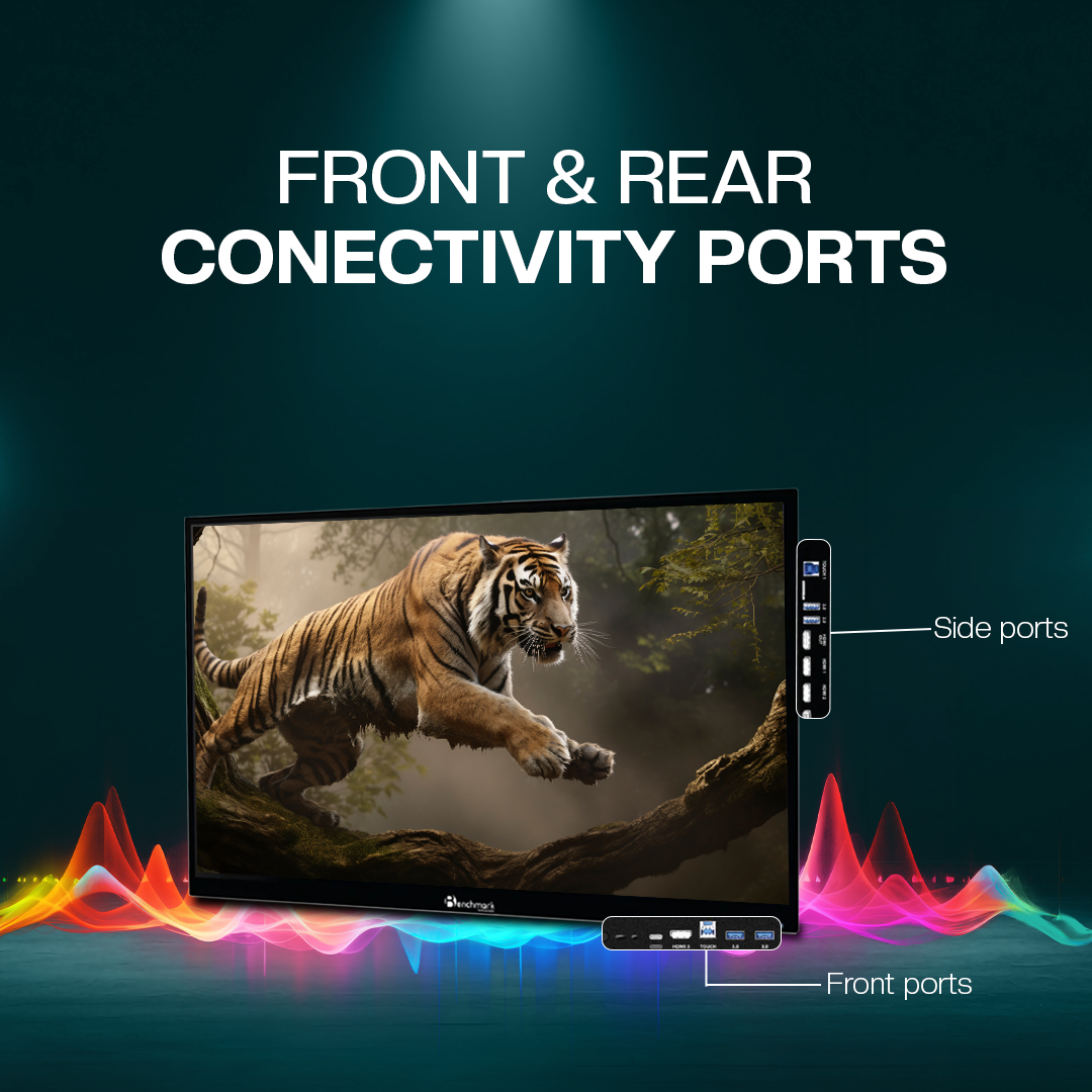 Benchmark MaxPro Ultra Interactive Flat Panel | Smart Board for Online ...