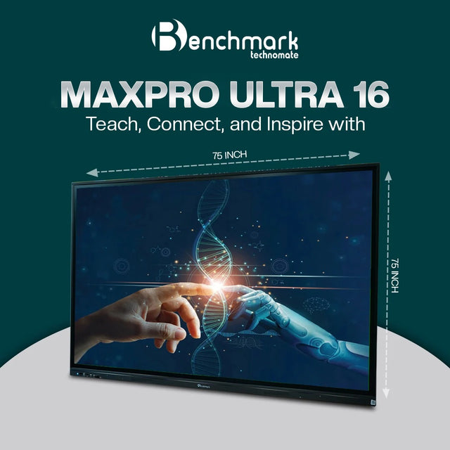 Benchmark Maxpro Ultra 16 Interactive Flat Panel | Best digital board for online teaching | India's Best Seller Digital Board