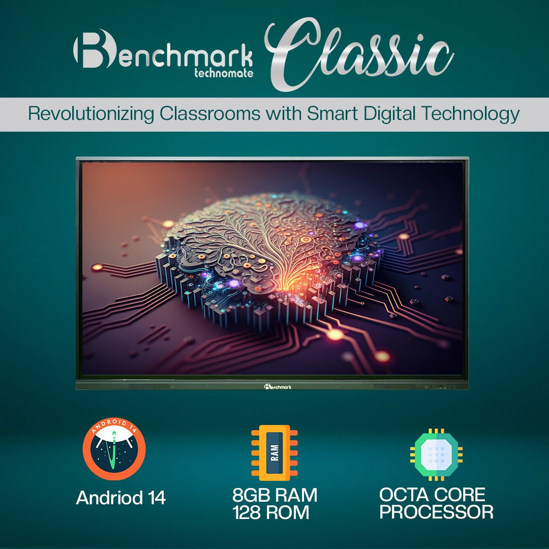 Benchmark Classic Series with Android 14 | Digital Board for Online Teaching