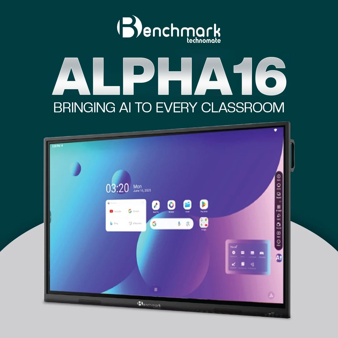 Benchmark Alpha 16 Interactive Flat Panel | Smart Board for Online Teaching