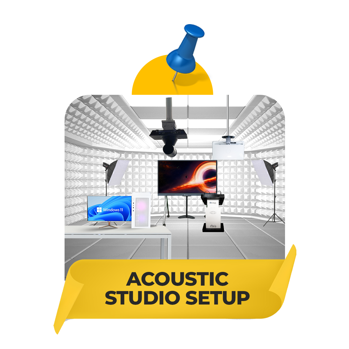 Acoustic Studio Setup | Professional Sound Recording & Production Solution