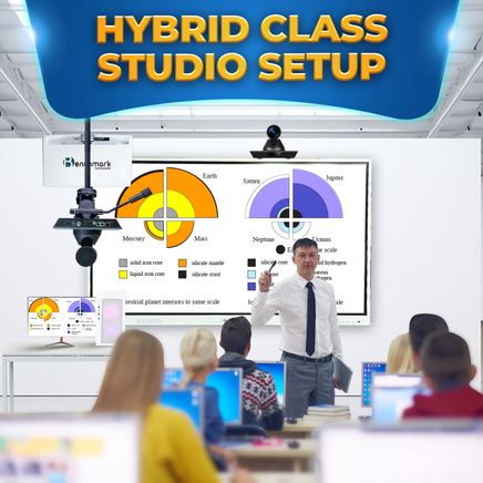 Hybrid Class Studio Setup: Bridging Learning and Technology