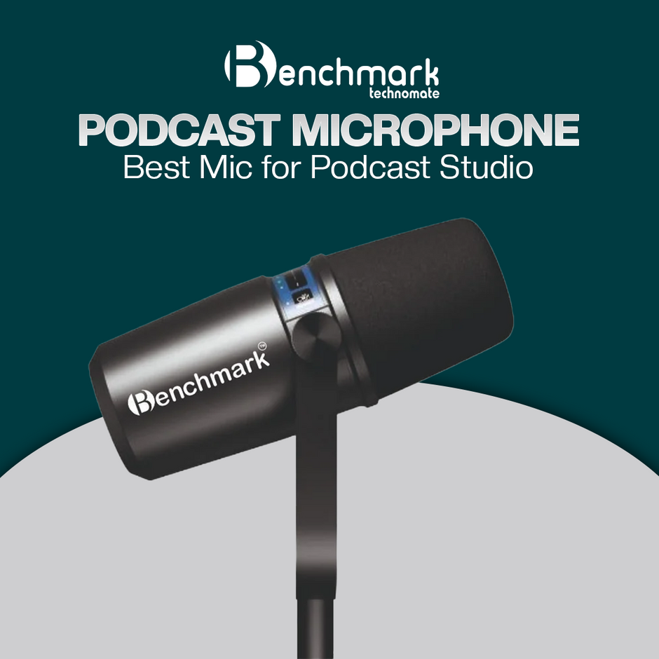 Benchmark Podcast Microphone | Mic for Podcast | Best Mic for Podcast Studio