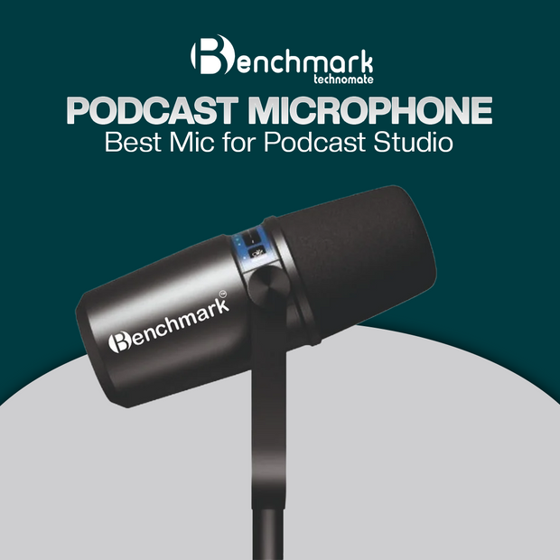 Benchmark Podcast Microphone | Mic for Podcast | Best Mic for Podcast Studio