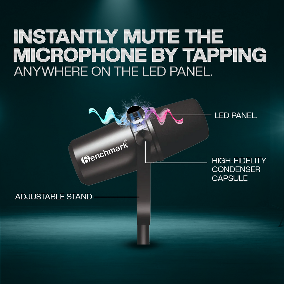 Benchmark Podcast Microphone | Mic for Podcast | Best Mic for Podcast Studio