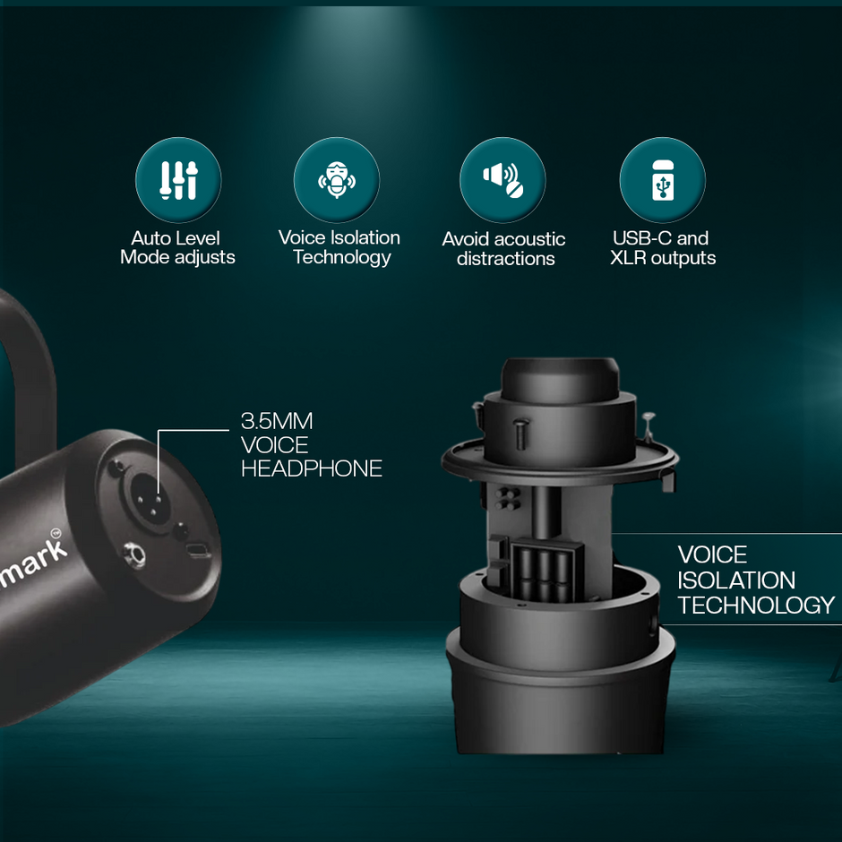 Benchmark Podcast Microphone | Mic for Podcast | Best Mic for Podcast Studio
