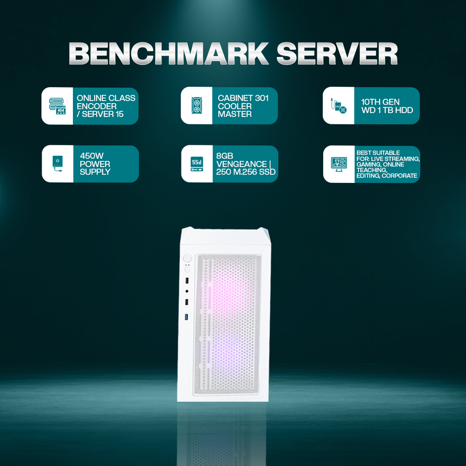 Benchmark Rainbow Silver Pack | Studio Setup | Studio Setup for Creators