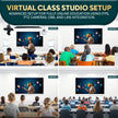 Online Class Studio Setup | Teaching Studio Setup | Benchmark Digital Panel Without OPS